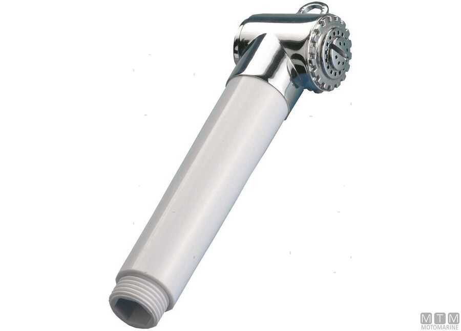 ​Testa doccetta Knob Lisa in Ottone Cromato e ABS