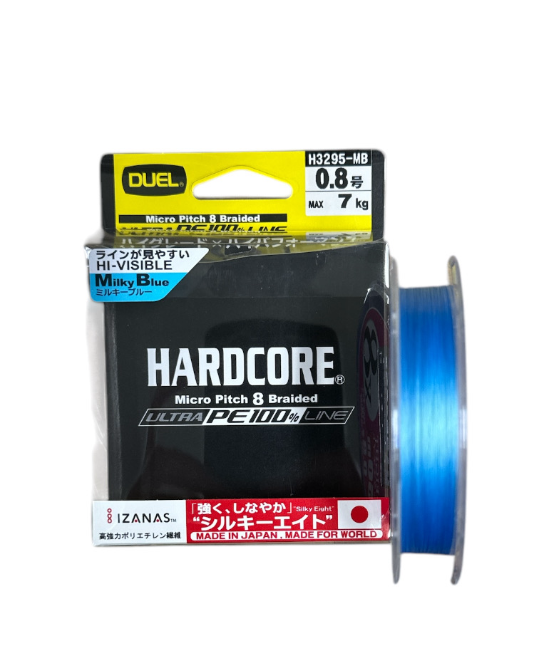 Duel Hardcore X8 150mt - Milky Blue