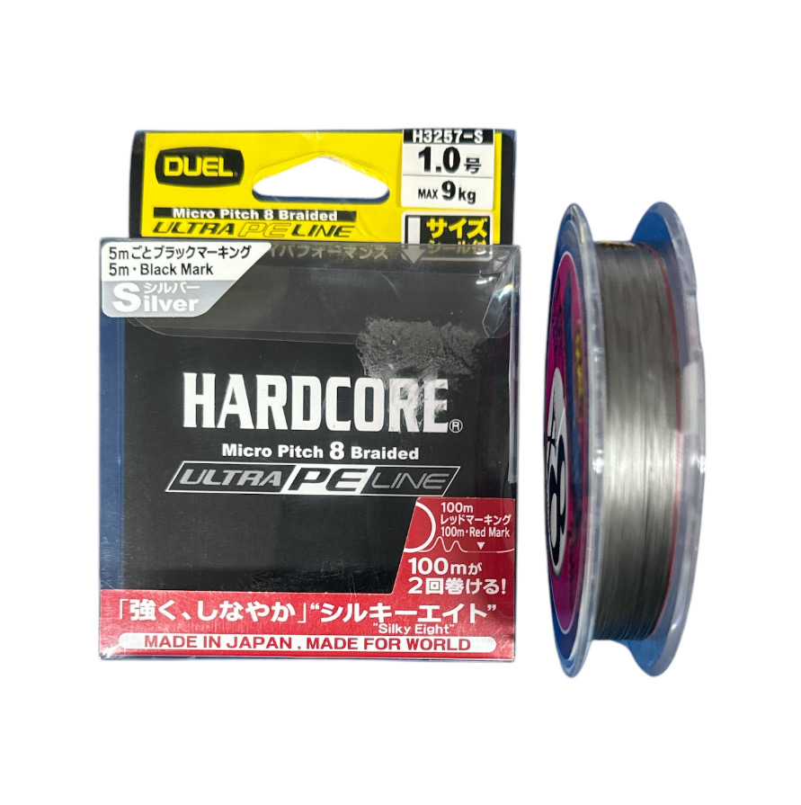 Duel Hardcore X8 200mt - Silver