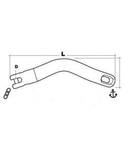 Giunto raddrizza ancore