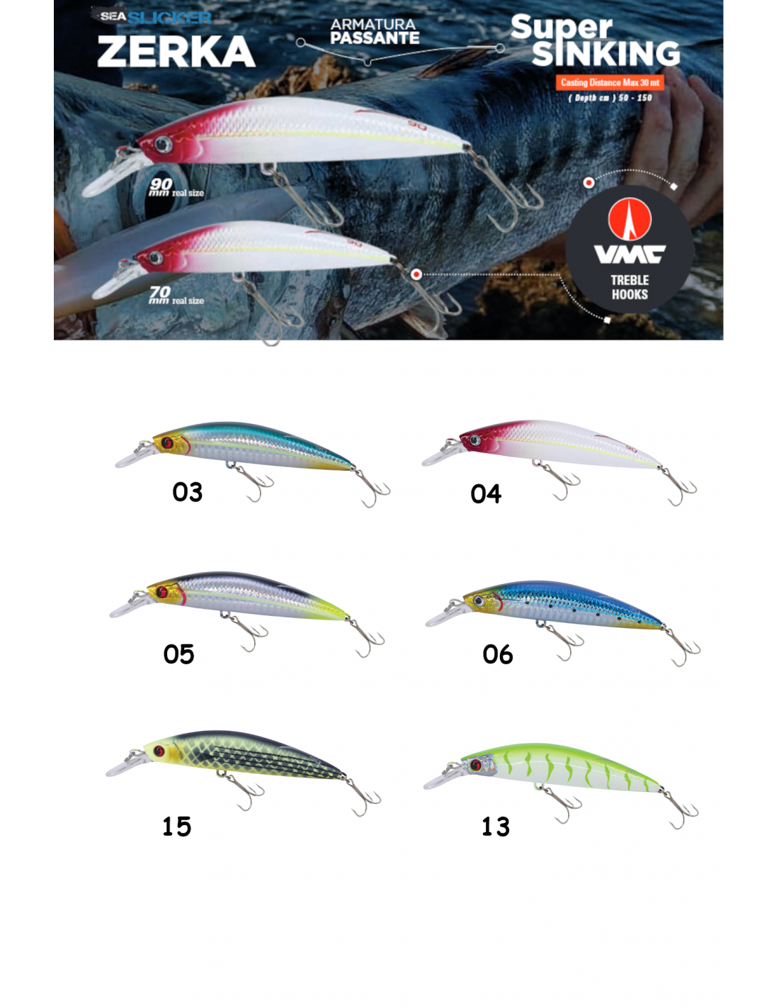 Jatsui Zerka S-Minnow 90mm - 27gr (Sinking)