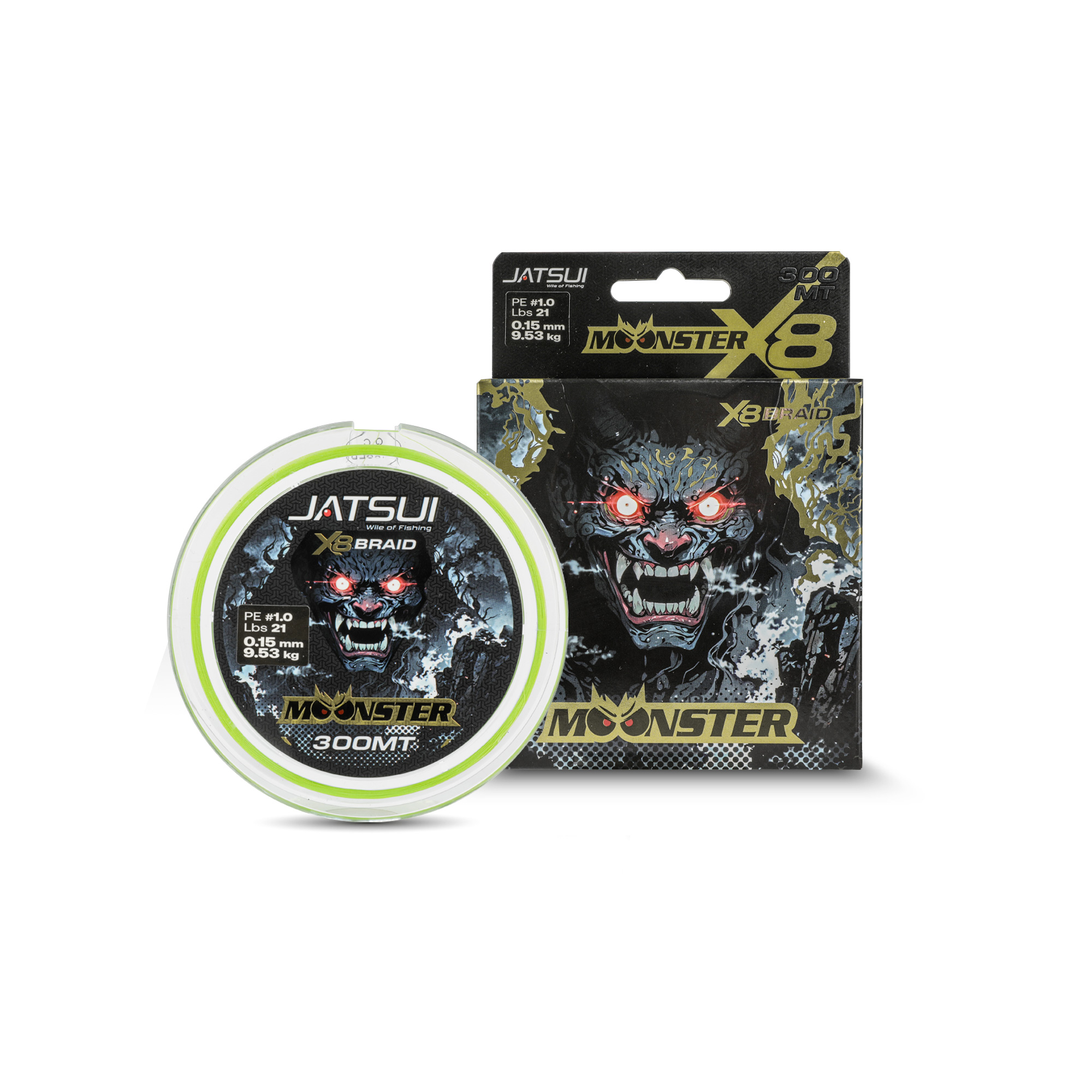 Jatsui Moonster Braid Green - New 2025!