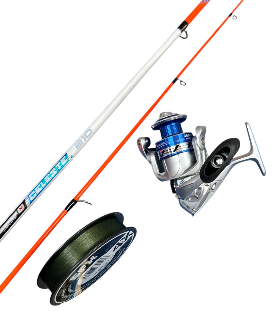 Combo Spinning 1: Kali Kunnan Celeste 2.10mt  + QS3000 + SFX4 0.148 135mt Combo Spinning 1: Kali Kunnan Celeste 2.10mt  + QS3000 + SFX4 0.148 135mt