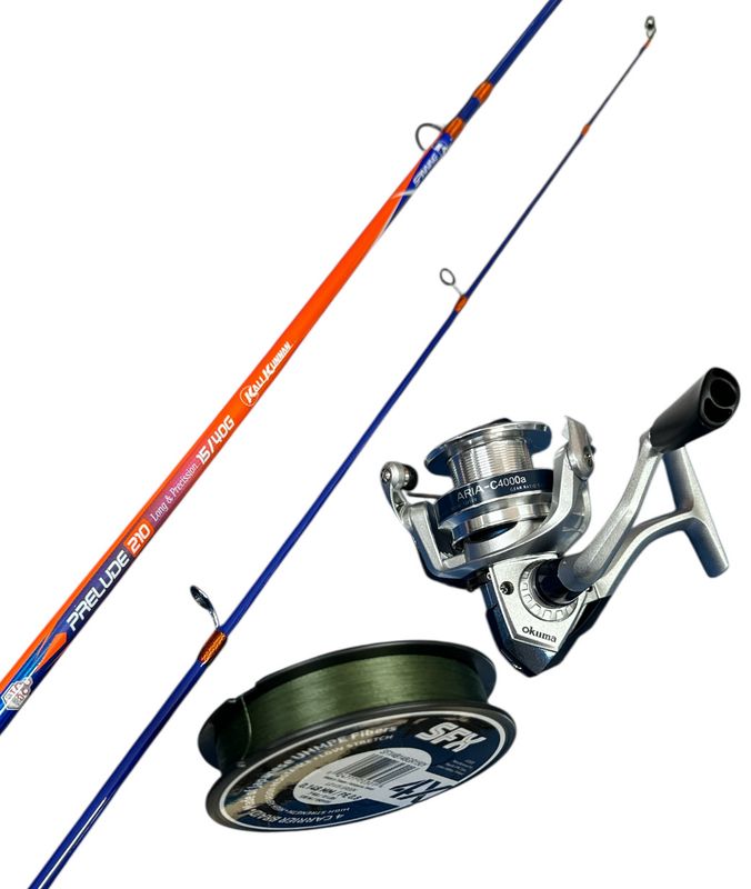 Combo Spinning 2: Kali Kunnan Prelude 2.10 + Okuma Aria 4000 + SFX4 0.148mm 135mt