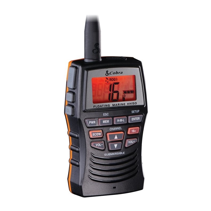 VHF Portatile Cobra Marine MR HH150 FLTE
