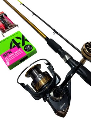 Combo Tataki 1: Sugoi Marvin + Akami Ardent 5500 + Sufix 135mt SFX 4X 0.165mm + Sugoi Egi Rig Hard Combo Tataki 1: Sugoi Marvin + Akami Ardent 5500 + Sufix 135mt SFX 4X 0.165mm + Sugoi Egi Rig Hard