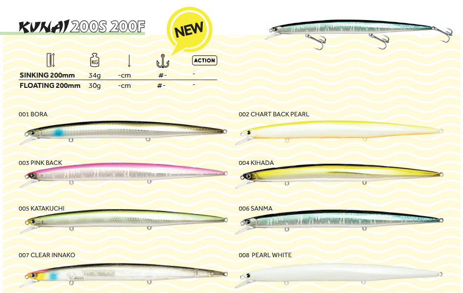 Ima Kunai Barracuda 200 - 20cm - 34gr - Sinking