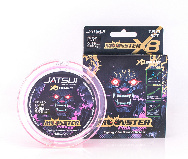 Jatsui Moonster Pink 150mt - Speciale Eging
