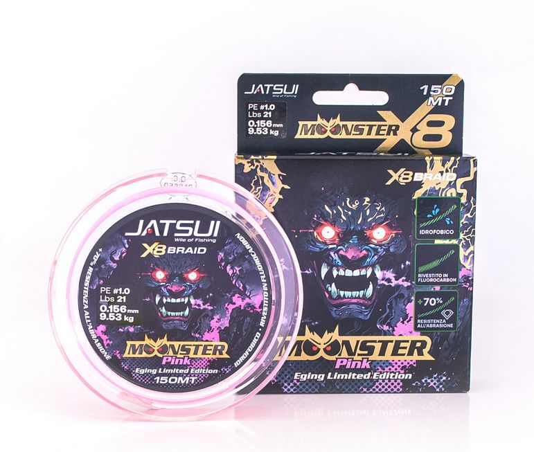 Jatsui Moonster Pink 150mt - Speciale Eging - New 2025!