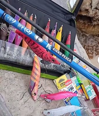 Kali Kunnan Real Squid Kikko 250 - 2.50mt - Egi #2-3.5 Kali Kunnan Real Squid Kikko 250 - 2.50mt - Egi #2-3.5