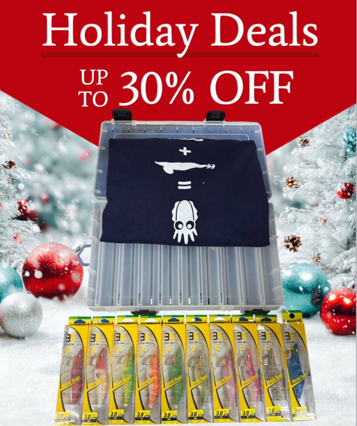 Egi Christmas Box ? 10 Egi + Scatola + Maglia