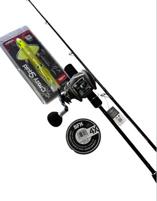 Combo Jigging 2: Falcon Vertical Killer + Tica Titan Claw 401H + SFX4 0.235mm + Jatsui Crazy Squid 150gr Combo Jigging 2: Falcon Vertical Killer + Tica Titan Claw 401H + SFX4 0.235mm + Jatsui Crazy Squid 150gr