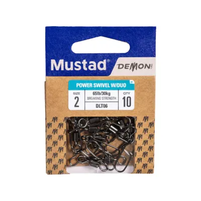 Mustad Power Swivel with Duo Lock Snap