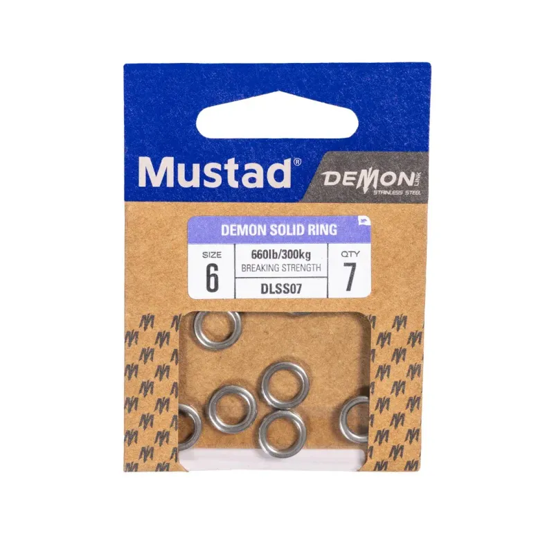 Mustad Stainless Steel Solid Ring