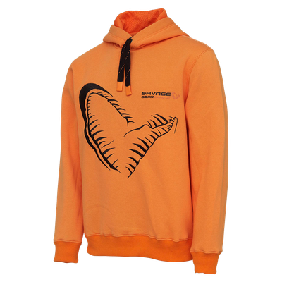 Felpa Savage Gear Mega Jaw Hoodie - Sun Orange Felpa Savage Gear Mega Jaw Hoodie - Sun Orange