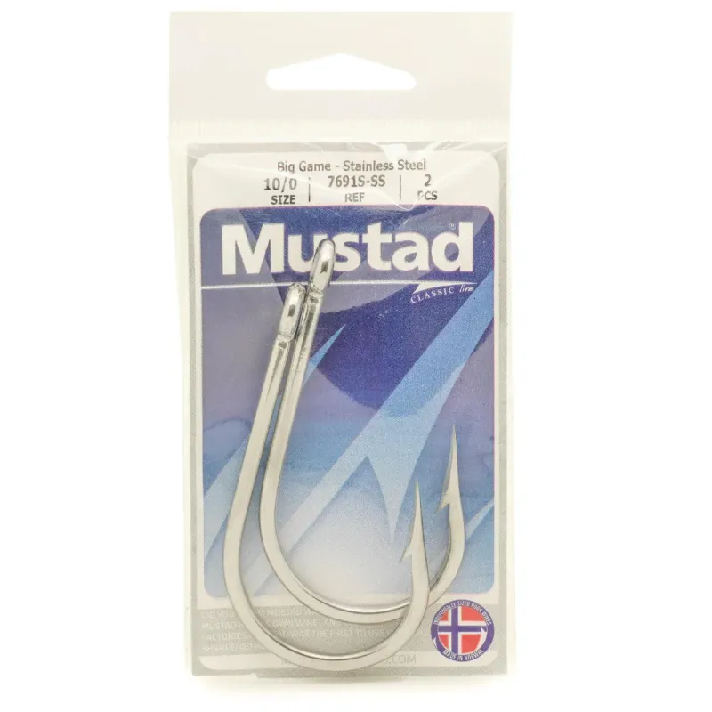 Mustad 7691SS-  Southern & Tuna Big Game Hook