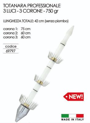 Totanara Professionale 3 Luci - 3  Corone - 750gr