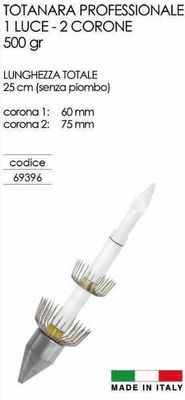 Totanara Professionale 1 Luce - 2 Corone - 500gr