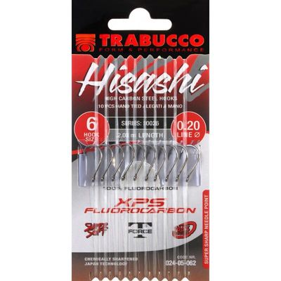 Trabucco Hisashi 10026 legati con Fluorocarbon 200cm Trabucco Hisashi 10026 legati con Fluorocarbon 200cm