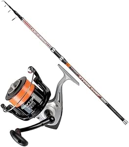 Combo Surfcasting 1: Tabucco Oceanic Storm Surf 4.20m - 200g + Trabucco Oceanic Surf Pro 8000 - Imbobinato