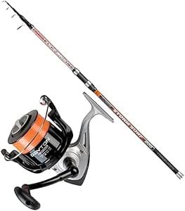 Combo Surfcasting 1: Tabucco Oceanic Storm Surf 4.20m - 200g + Trabucco Oceanic Surf Pro 8000 - Imbobinato