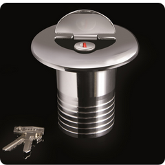 TAPPI IMBARCO CROMATI DRITTI CON CHIAVE