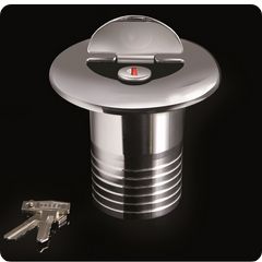 TAPPI IMBARCO CROMATI DRITTI CON CHIAVE