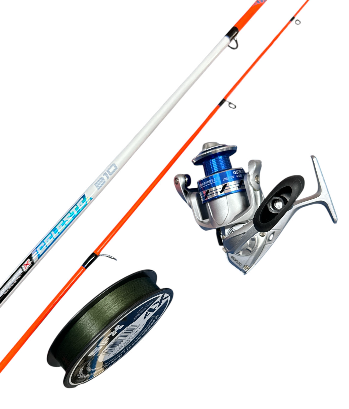 Combo Spinning  Kali Kunnan Celeste 2.10mt  + QS3000 + SFX4 0.148 135mt