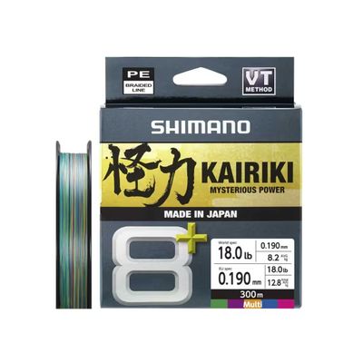 Shimano Kairiki 8+ Multicolor - 300mt Shimano Kairiki 8+ Multicolor - 300mt