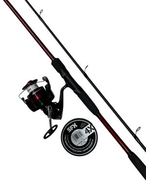 Combo Spinning Sienna: Shimano Sienna 2.44m + Shimano Sienna 4000 + Sufix SFX 4 0.148mm