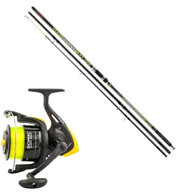 Combo Surfcasting 2: Trabucco Sonic XT 4.20m - 200g + Trabucco Sonic XS Surf 8000 - Imbobinato