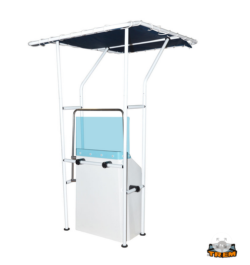 T-Top in Alluminio Verniciato Bianco