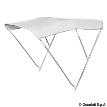 Tendalino 3 archi alto Ø mm 22 bianco
