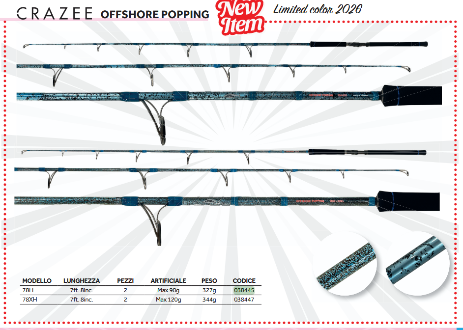 Crazee Offshore Popping - Limited Color 2026