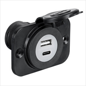 Presa incasso doppia USB Type-A + Type-C
