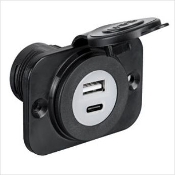 Presa incasso doppia USB Type-A + Type-C