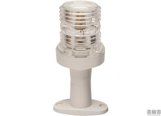 Fanale di Via 360 Bianco su Basetta