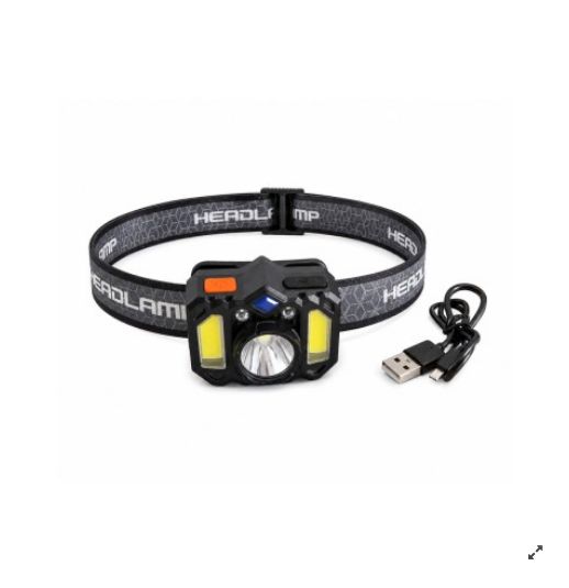 STORM RIDER FL-622 Torcia Frontale Ricaricabile USB-C con Sensore Movimento 200 Lumen STORM RIDER FL-622 Torcia Frontale Ricaricabile USB-C con Sensore Movimento 200 Lumen
