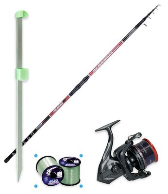 ✅Best Seller - Combo Surfcasting: Alcedo Albanica Telesurf 4.20 - 150g + Alcedo Vertex Surf + Nylon Asso 1000m 0.22m IN OMAGGIO + Reggicanna da Spiaggia 150cm ✅Best Seller - Combo Surfcasting: Alcedo Albanica Telesurf 4.20 - 150g + Alcedo Vertex Surf + Nylon Asso 1000m 0.22m IN OMAGGIO + Reggicanna da Spiaggia 150cm