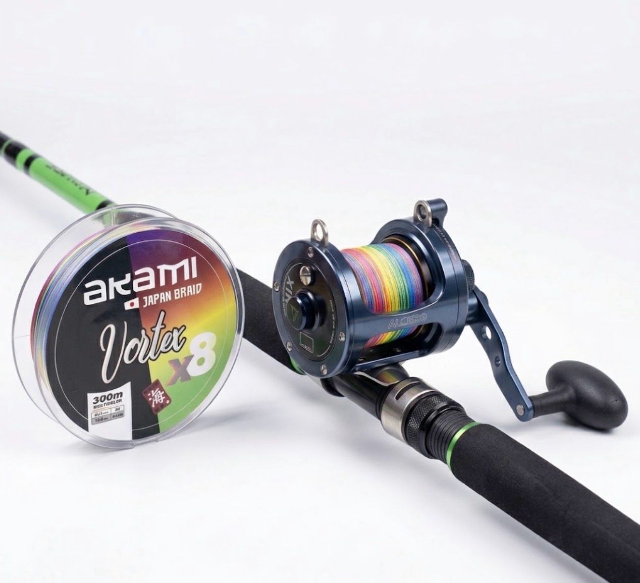 Combo Traina: Akami Sensi Lite + Onix 30 + Vortex X8 0.26mm 300m Combo Traina: Akami Sensi Lite + Onix 30 + Vortex X8 0.26mm 300m