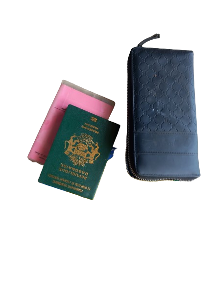 MOUDOUNGA MOUDOUNGA . Passeport et permis de conduire  ( en possession)
