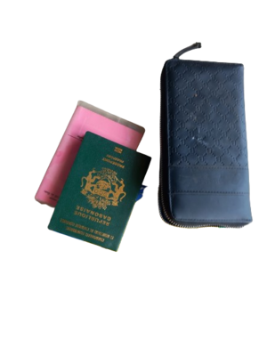 MOUDOUNGA MOUDOUNGA . Passeport et permis de conduire  ( en possession)