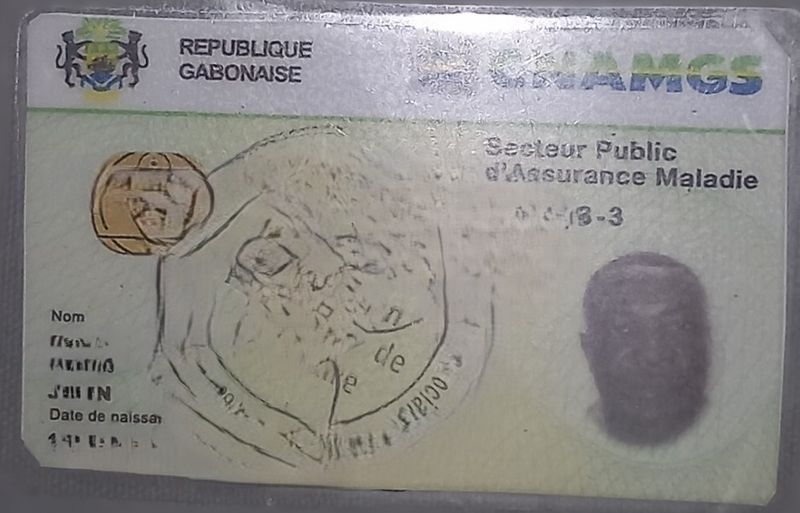 NGUEMA EDOU Jean CNI &amp; CNAMGS  ( en possession)