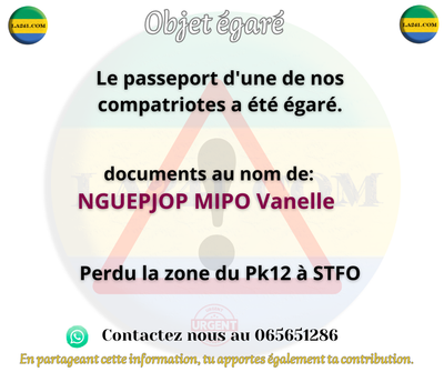 Nguepjop Mipo Vanelle (Passeport )