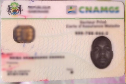 Ndiba Akomoudou Enonga ( CNAMGS )  ( en possession)