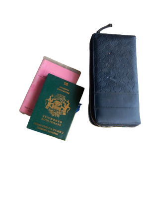 MOUDOUNGA MOUDOUNGA . Passeport et permis de conduire  ( en possession)