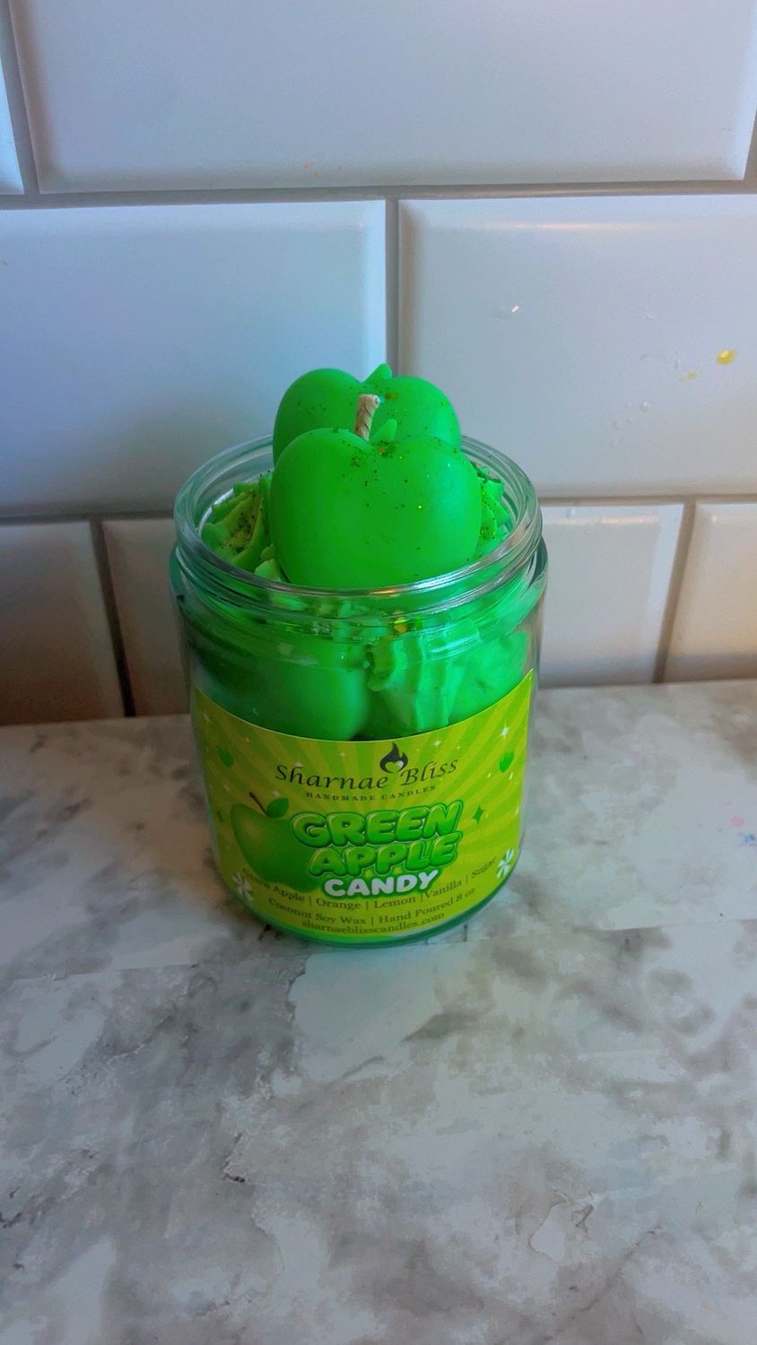 Green Apple Candy, Size: 8 oz