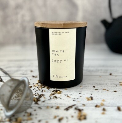 &quot;White Tea&quot; blended soy candle-7.1 oz