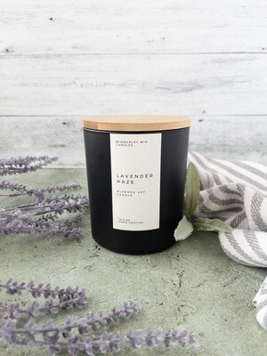 &quot;Lavender Haze&quot;-blended soy candle-7.1 oz