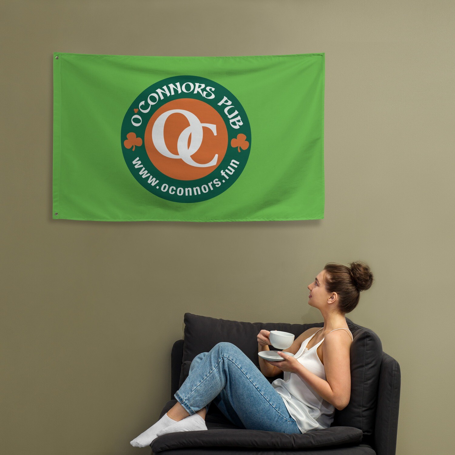O'Connor's Logo Flag
